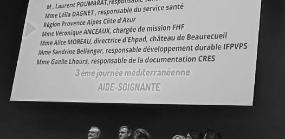 Fédération Hospialière de France - IFPVPS - Journée méditerranéenne pour les aides-soignants